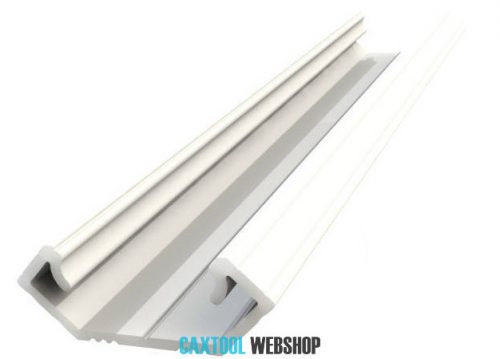 GLALU alumínium LED sarokprofil 8,5x12mm 1000mm fehér