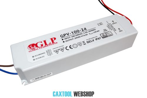 GLP műanyag LED tápegység GPV-100-24 100W 24V 4.2A