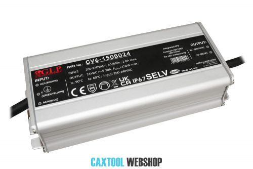 GLP LED tápegység GV6-150B024 150W 24V 6.3A